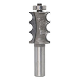 Max Maxb 1/4'' 1/2'' Triple Bead Triple Flute Molding Router Bit Woodworking Cutter 3