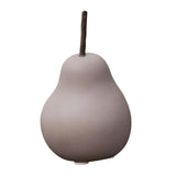 Maxbell Nordic Ceramic Pear Figurine Collectible Statue for Home Cabinet Decoration Lavender 6.5cmx11cm