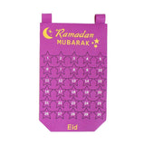 Maxbell Ramadan Countdown Calendar Eid Mubarak Advent Calendar Style F Purple