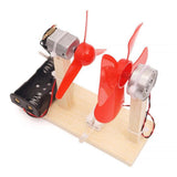 Maxbell Kids DIY STEM Toy Wooden Science Experiment Kits Wind Turbine