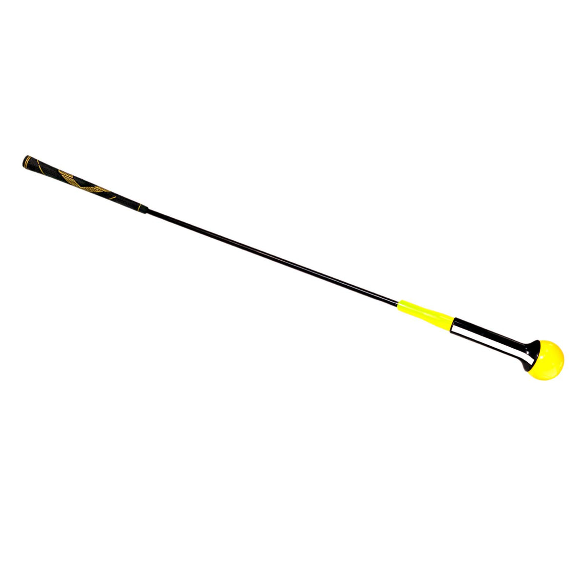 Maxbell Durable Warm up Stick Practice Exercise Golf Swing Trainer Aid for Balance Yellow 120cm