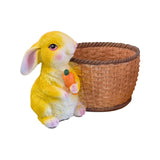 Maxbell Bunny Rabbit Statue Flower Pot Spring Figurine Decor garden Green