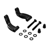 Maxbell Mirror Relocation Extension Adapter Kit for Harley 06-17 Motorcycles Black