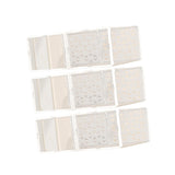 Maxbell 6Pcs Stackable Shoe Organizer for Closet Clear for Wardrobe Entryway Bedroom White 36cm