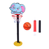 Maxbell Basketball Hoop Set Balls Playset Yard game for Office Outdoor Garden elephant