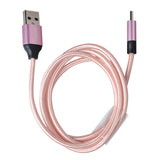 Maxbell USB Type C Data Sync Fast Charging Cable for Android pink