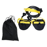 Maxbell Swimming Resistance Exercise Bands Workout Equipment Professional Fitness yellow 60LBS