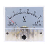 Max 85C1 DC Rectangle Ammeter Amp Current Tester Analog Panel Voltmeter 0-50 V