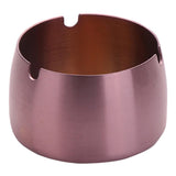 Max Windproof Ashtray Stainless Steel Cigar Ash Tray for Home Office Rose Gold S