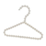 Maxbell White Pearl Beads Clothes Hanger Coat Hanger Elegant Metal for Pets Baby Dog