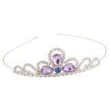Maxbell Hairband Tiaras Headdress Decorative Accessories Gift for Girls Fairy Prom Violet