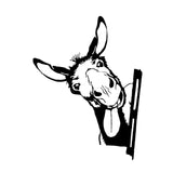 Maxbell Donkey Metal Art Handmade Metal Donkey Yard Art for Garden Courtyard Style D