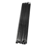 Maxbell 36pcs Bicycle Spokes & Nipples, J-Bend Spoke Bike Spoke 280mm Black 36PCS
