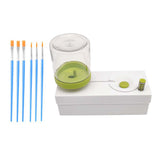 Maxbell Paint Brush Cleaner Easy Cleaning Basin Paintbrush Washing Tool Brush Rinser Green 6 Paintbrush