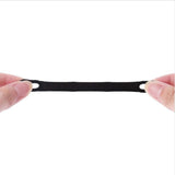Max 20Pack Non-Slip Black Rubber Clothes Hanger Grips Clothing Hanger Strips S