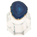Maxbell Crystal Napkin Serviette Ring Holders Table Adornment Party Decor  Blue