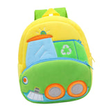 Maxbell Kids Backpack Duffle Rucksack Toddler Book Bag for Baby Sanitation Truck