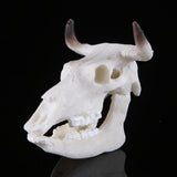 Max Maxb Resin Buffalo Skull Aquarium Ornament Fish Tank Reptile Terrarium Decoration