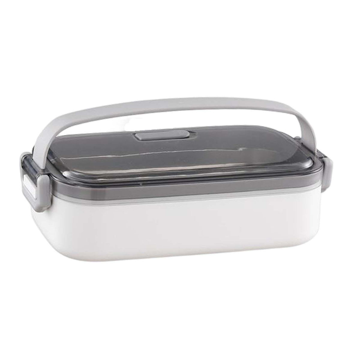 Maxbell Lunch Box Large Capacity Bento Box Food Container for Office Camping Outdoor Single White