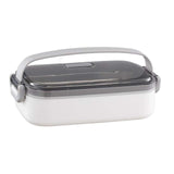 Maxbell Lunch Box Large Capacity Bento Box Food Container for Office Camping Outdoor Single White