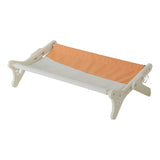 Maxbell Pet Cat Window Perch Wood Frame Shelf Window Chair Hanging Bed Hammock Orange