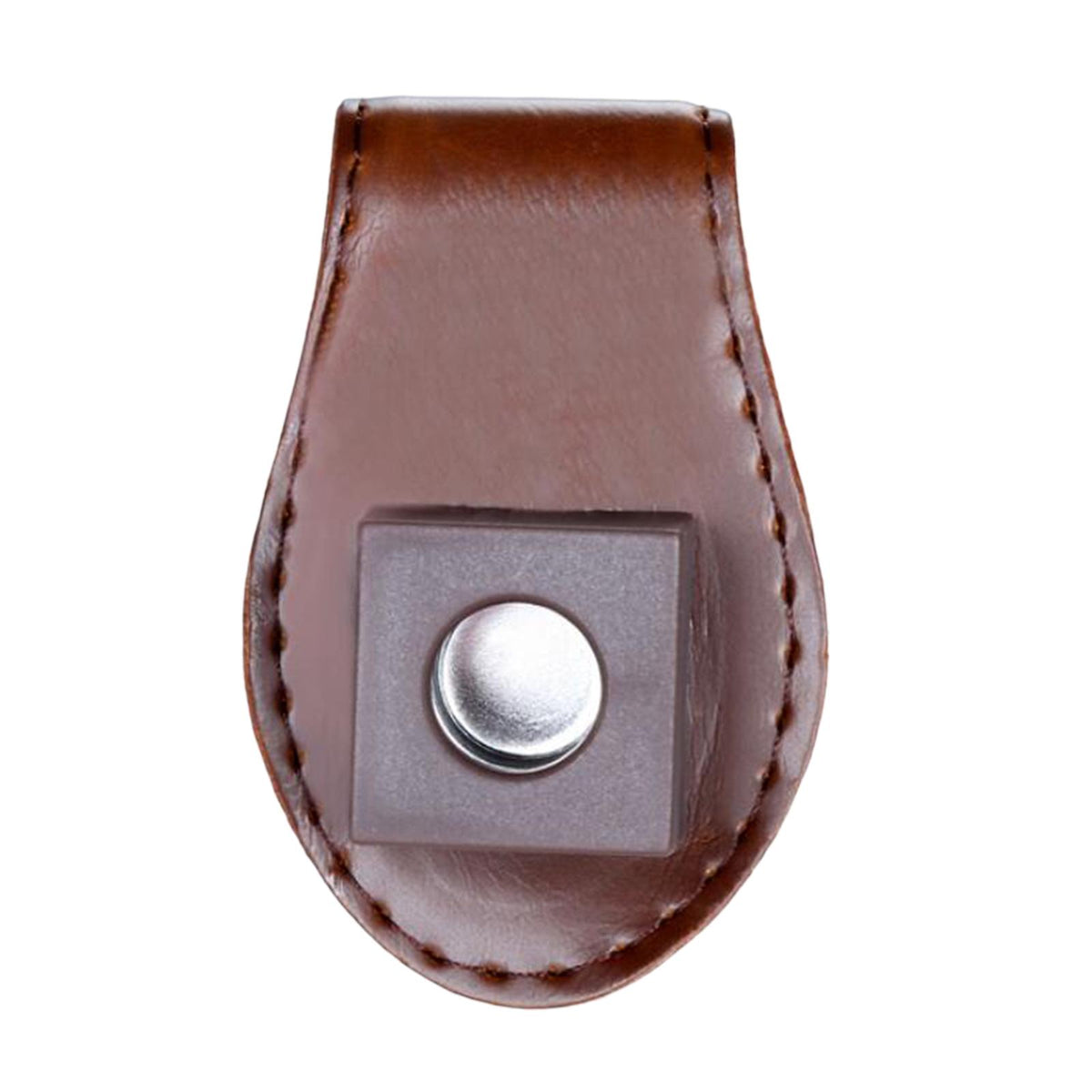 Maxbell Billiard Pool Cue Chalk Holder Chalk Carrier Clip Lightweight Chalk Case Brown