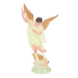 Maxbell Western Angel Character Figurine Statuette Gift Crafts for Garden Decoration Yellow