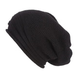 Maxbell Winter Beanie Hats Soft Breathable for Hiking Walking Adults Men Women black