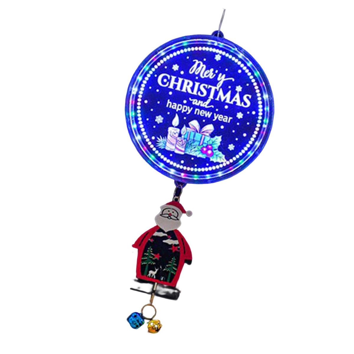 Maxbell Christmas String Lights with Music Outside Xmas Bedroom Hanging LED Lights Gift