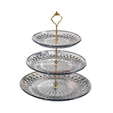 Maxbell Modern Serving Tray Snack Plate Round Platter Fruit Plate for Birthday Party