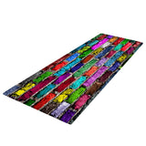 Max 40x120cm Floor Mat Runner Kitchen Non-slip Area Rug Colorful Brick Wall
