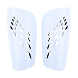 Maxbell Soccer Shin Guards Compact Gear Football Training Shin Guards for Boys Girls White