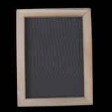 Maxbell Wooden Paper Making Mould Frame Screen for Paper Handcraft 19x25cm 2 in 1