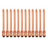 Maxbell 14pcs Duckbill Clips 3.5'' Curling Clip Grips for Hair Styling Makeup Orange