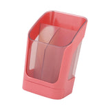 Maxbell Desktop Organizer Divider Cosmetic Tools Holder Cup for Home Desk Vanity Pink