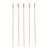 Max 5Pcs/set Stainless steel Cocktail Picks Cocktail Fruit Sticks Bar Tools Cylinder-Rose Gold