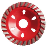 Maxbell Diamond Grinding Wheel Concrete Cup Disc Concrete Stone Tool 100mm Red