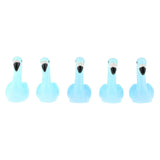 Max 5xMicro Landscape Decor Flamingo Miniature Fairy Garden Ornament Blue