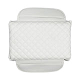 Maxbell PVC Leather Car Armrest Cover Protector Interior for Tesla Model 3/Y White with pocket