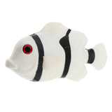 Maxbell Lifelike Artificial Clownfish Ornament for Aquarium Decortion White