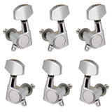 Max Full Closed Tuning Pegs Tuners Square Machine Heads for Electric Guitar
