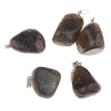 Max Natural Mineral Pendant Polished Stone Pendant Decor for Necklace Gifts #8