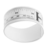 Max 90cm Self Adhesive Measure Tape Vinyl White Ruler