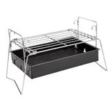 Maxbell Camping Grill Removable Stand Rack Fordable for Outdoor Hiking Backyard