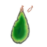 Maxbell 10 Pieces Brass Filigree Pendant Pinch Bails Connector Findings Rose Gold