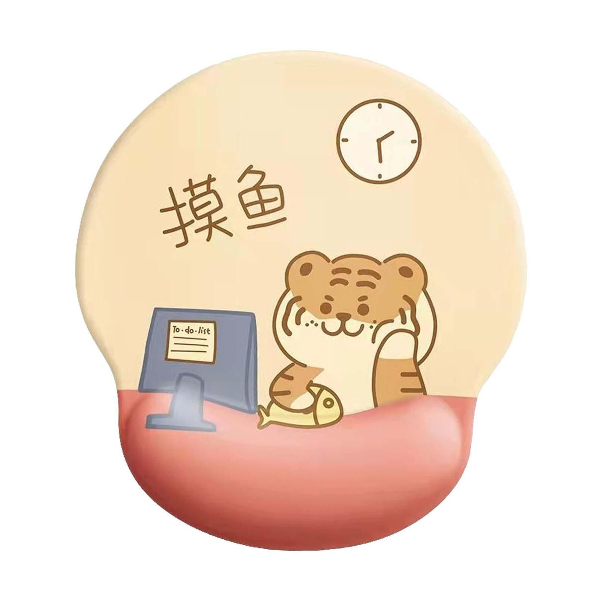 Maxbell Ergonomic Mouse Pad Comfortable rubber Base for Gaming Typing Office Cat