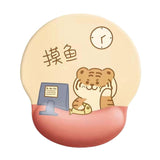 Maxbell Ergonomic Mouse Pad Comfortable rubber Base for Gaming Typing Office Cat