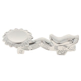 Max Chopsticks Rest Zinc Alloy Stainless Steel Dragon Chopsticks Holder Silver