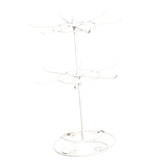 Maxbell Jewelry Display Stand Hanging 2 Layer for Necklace Earrings Studs Jewelry