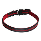 Maxbell Nylon Dog Collar Quick Release Buckle Puppy Collars Durable Pet Cat Collar Red